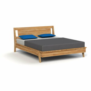 Dvoulůžková postel z dubového dřeva 160x200 cm Retro 2 - The Beds