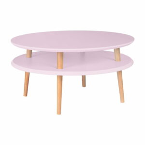 Růžový konferenční stolek Ragaba UFO