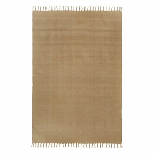 Světle hnědý ručně tkaný bavlněný koberec Westwing Collection Agneta