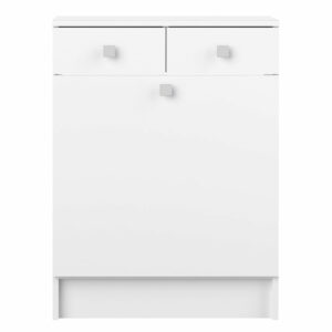 Bílá nízká koupelnová skříňka 60x82 cm Combi - TemaHome