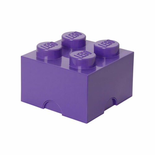 Fialový úložný box čtverec LEGO®